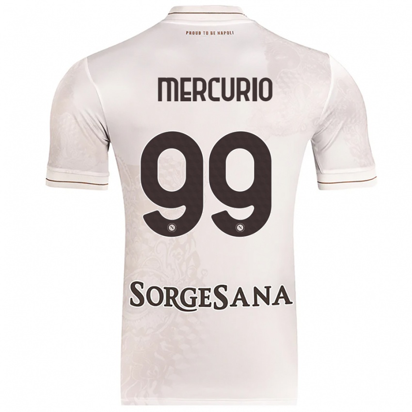 נשים ג'ובאני מרקוריו #99 שמפניה חום הרחק ג'רזי 2025/26 חולצה קצרה