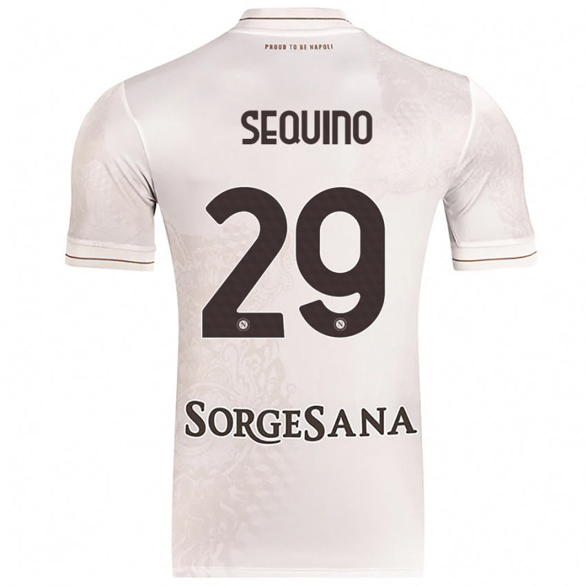 נשים ג'ובאני סקיינו #29 שמפניה חום הרחק ג'רזי 2025/26 חולצה קצרה