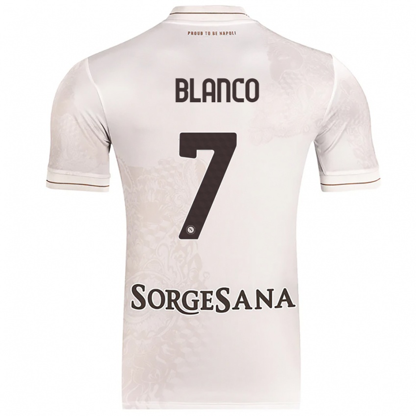 נשים חימנה בלנקו #7 שמפניה חום הרחק ג'רזי 2025/26 חולצה קצרה