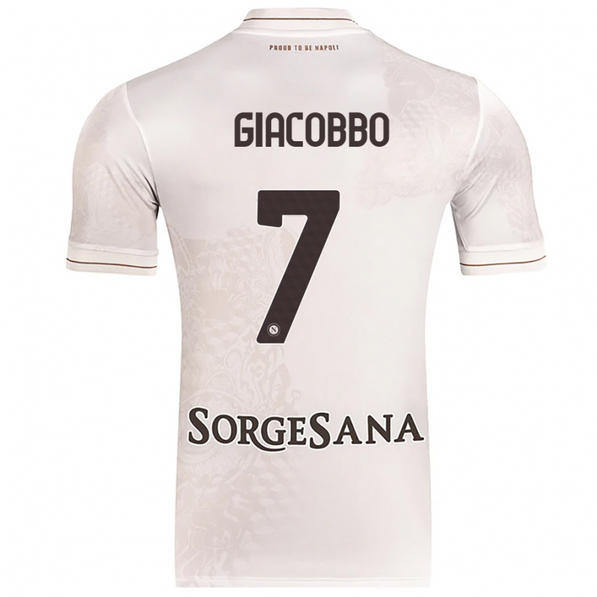 נשים ג'וליה ג'אקובו #7 שמפניה חום הרחק ג'רזי 2025/26 חולצה קצרה