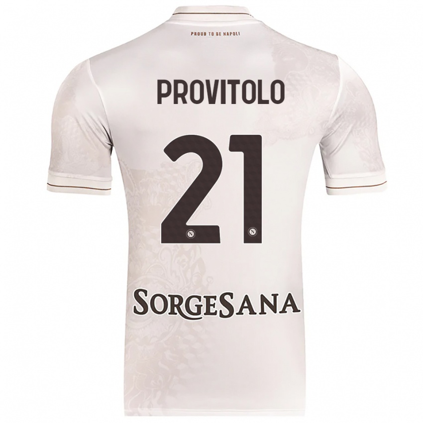 נשים וינצ'נזו פרוביטולו #21 שמפניה חום הרחק ג'רזי 2025/26 חולצה קצרה