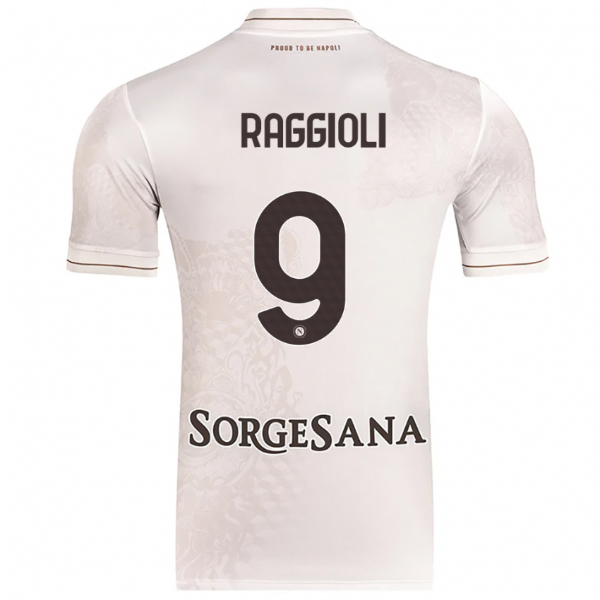 נשים כריסטיאן רגיולי #9 שמפניה חום הרחק ג'רזי 2025/26 חולצה קצרה