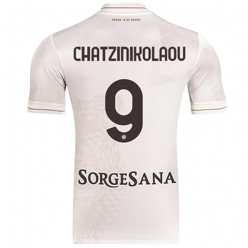 נשים דספוינה צ'ציניקולה #9 שמפניה חום הרחק ג'רזי 2025/26 חולצה קצרה