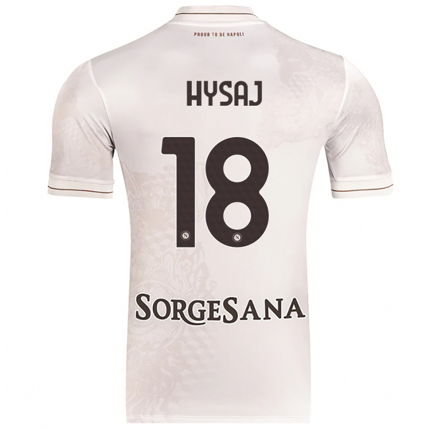 נשים דניאל היסאג' #18 שמפניה חום הרחק ג'רזי 2025/26 חולצה קצרה