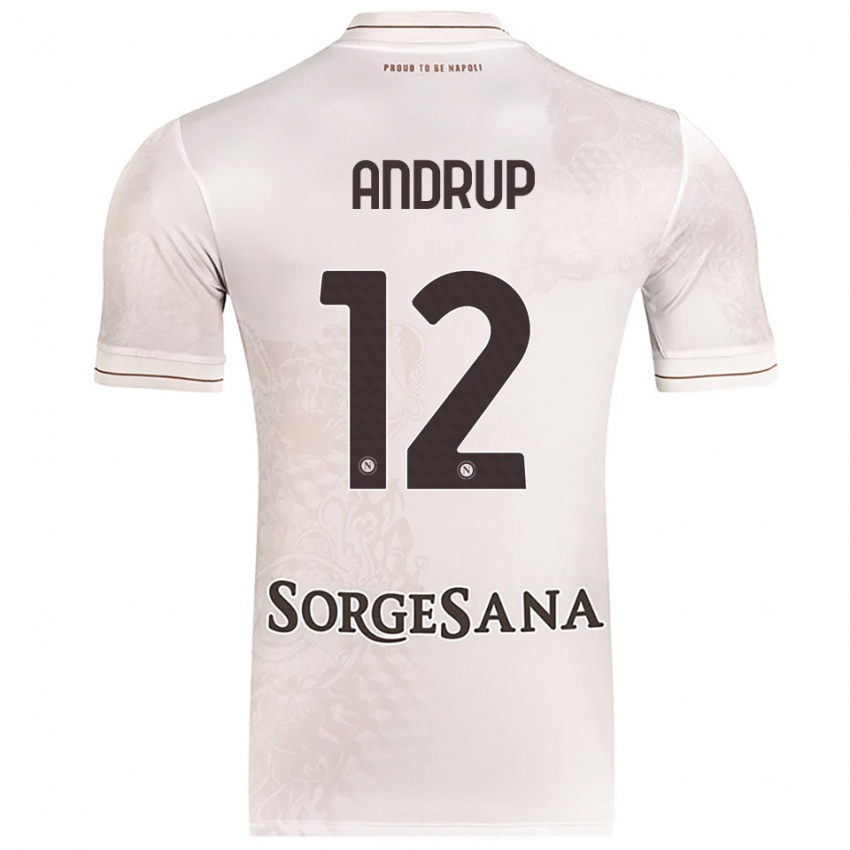 נשים Klara Lena Elisabeth Andrup #12 שמפניה חום הרחק ג'רזי 2025/26 חולצה קצרה