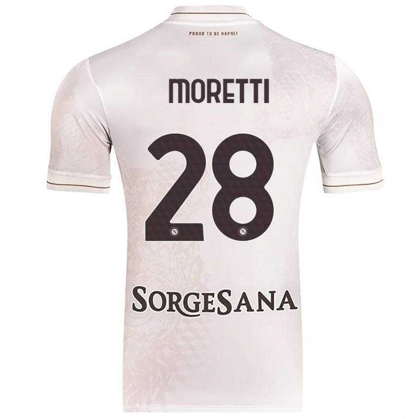 נשים ג׳ינוורה מורטי #28 שמפניה חום הרחק ג'רזי 2025/26 חולצה קצרה