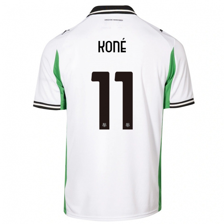 נשים איסמאל קונה #11 לבן ירוק שחור הרחק ג'רזי 2025/26 חולצה קצרה