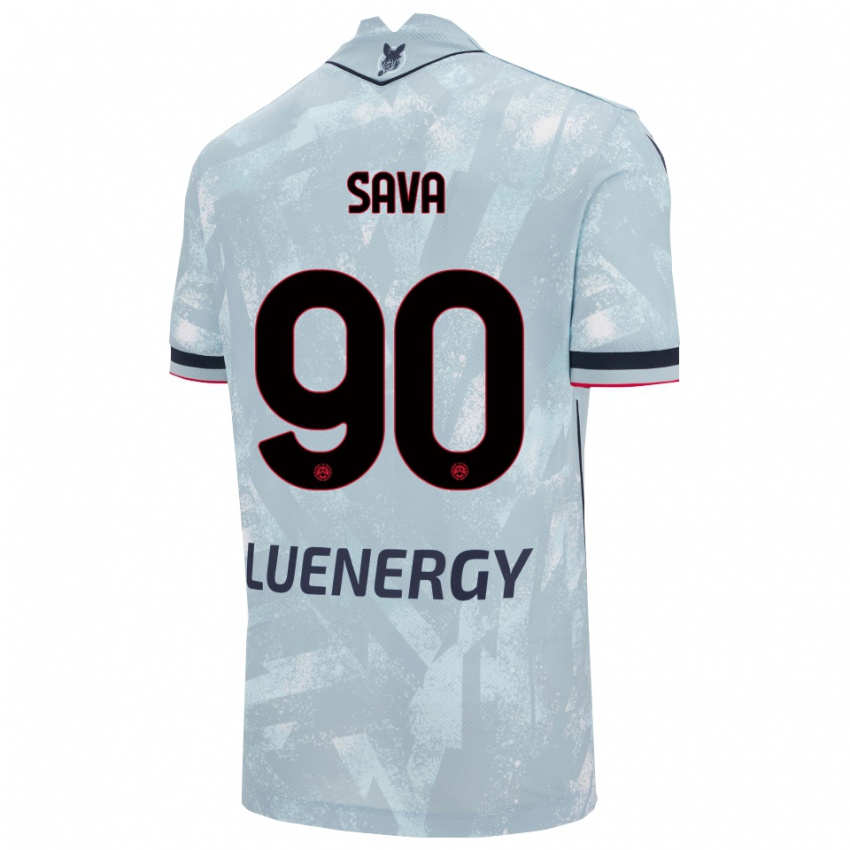 נשים רזבאן סאווה #90 תכלת שחור הרחק ג'רזי 2025/26 חולצה קצרה