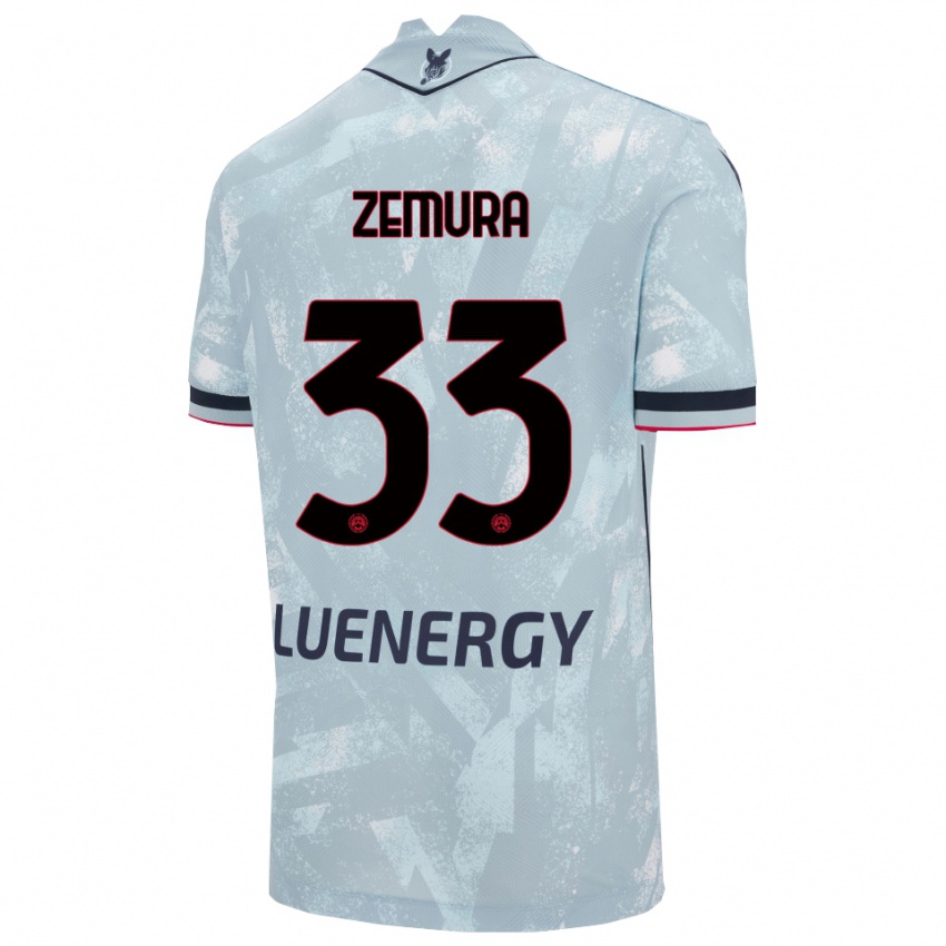 נשים ג'ורדן זמורה #33 תכלת שחור הרחק ג'רזי 2025/26 חולצה קצרה