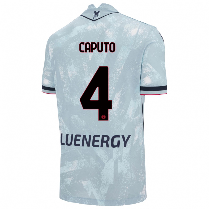 נשים Luigi Caputo #4 תכלת שחור הרחק ג'רזי 2025/26 חולצה קצרה
