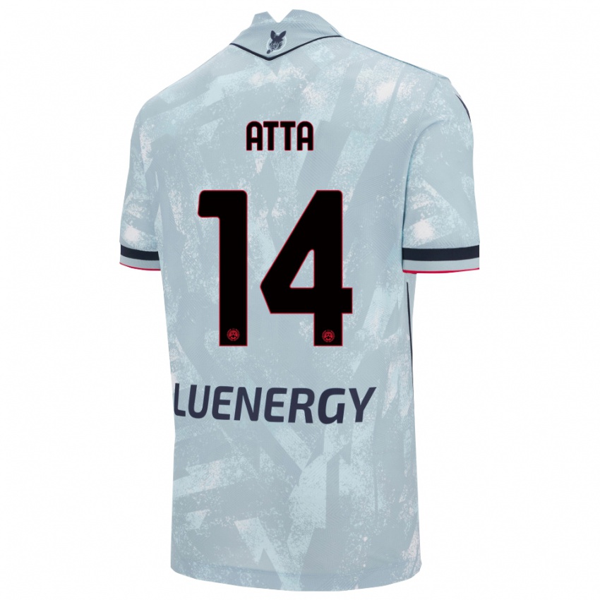 נשים ארתור אטה #14 תכלת שחור הרחק ג'רזי 2025/26 חולצה קצרה