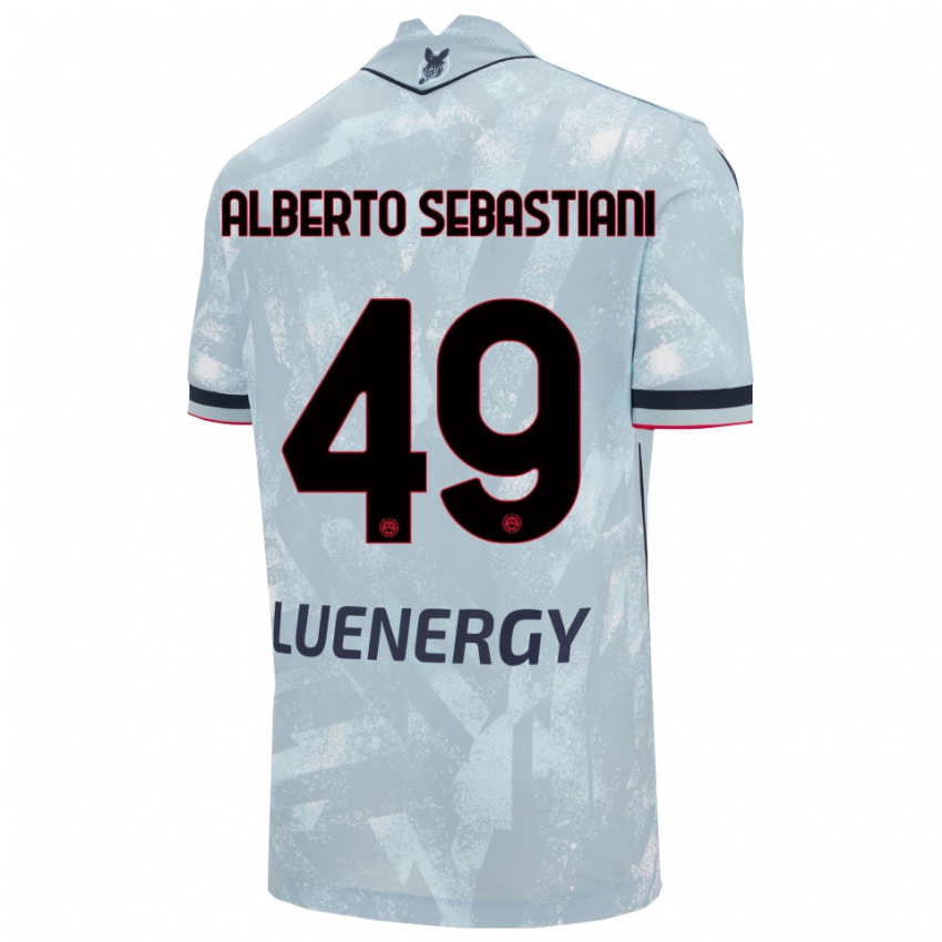 נשים José Alberto Sebastiani #49 תכלת שחור הרחק ג'רזי 2025/26 חולצה קצרה