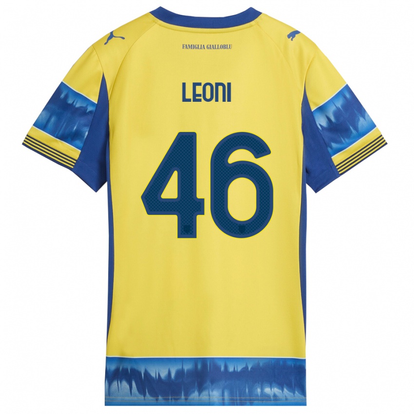 נשים ג'ובאני לאוני #46 צהוב כחול הרחק ג'רזי 2025/26 חולצה קצרה