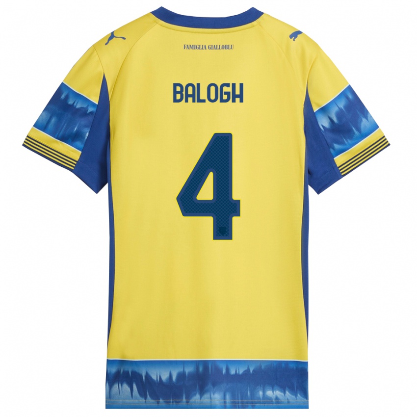 נשים בוטונד באלוג #4 צהוב כחול הרחק ג'רזי 2025/26 חולצה קצרה