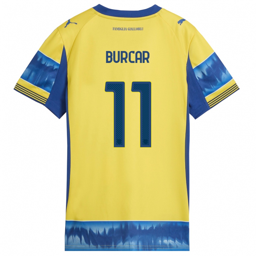 נשים אנדריאה בורקאר #11 צהוב כחול הרחק ג'רזי 2025/26 חולצה קצרה