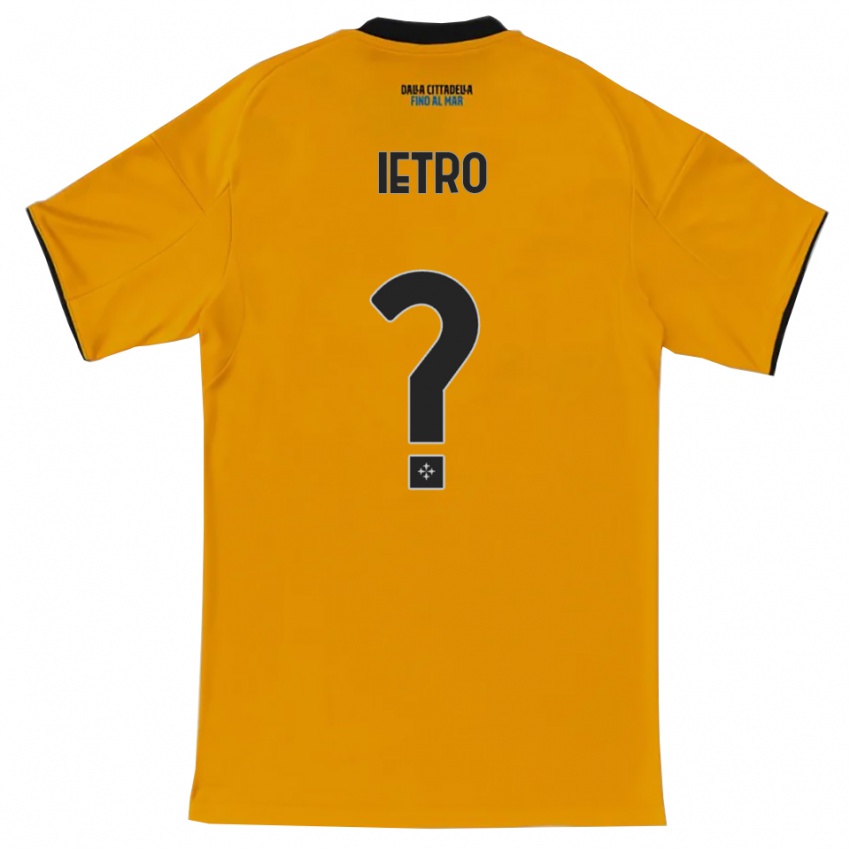 נשים Alessandro Ietro #0 כתום כחול הרחק ג'רזי 2025/26 חולצה קצרה