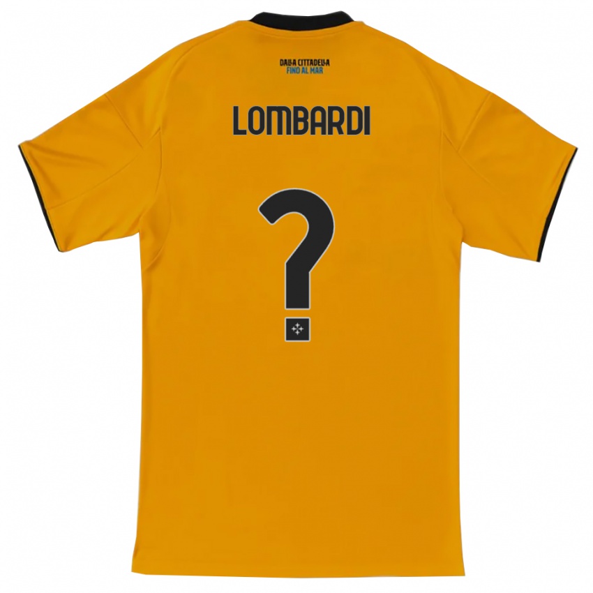 נשים Samuele Lombardi #0 כתום כחול הרחק ג'רזי 2025/26 חולצה קצרה
