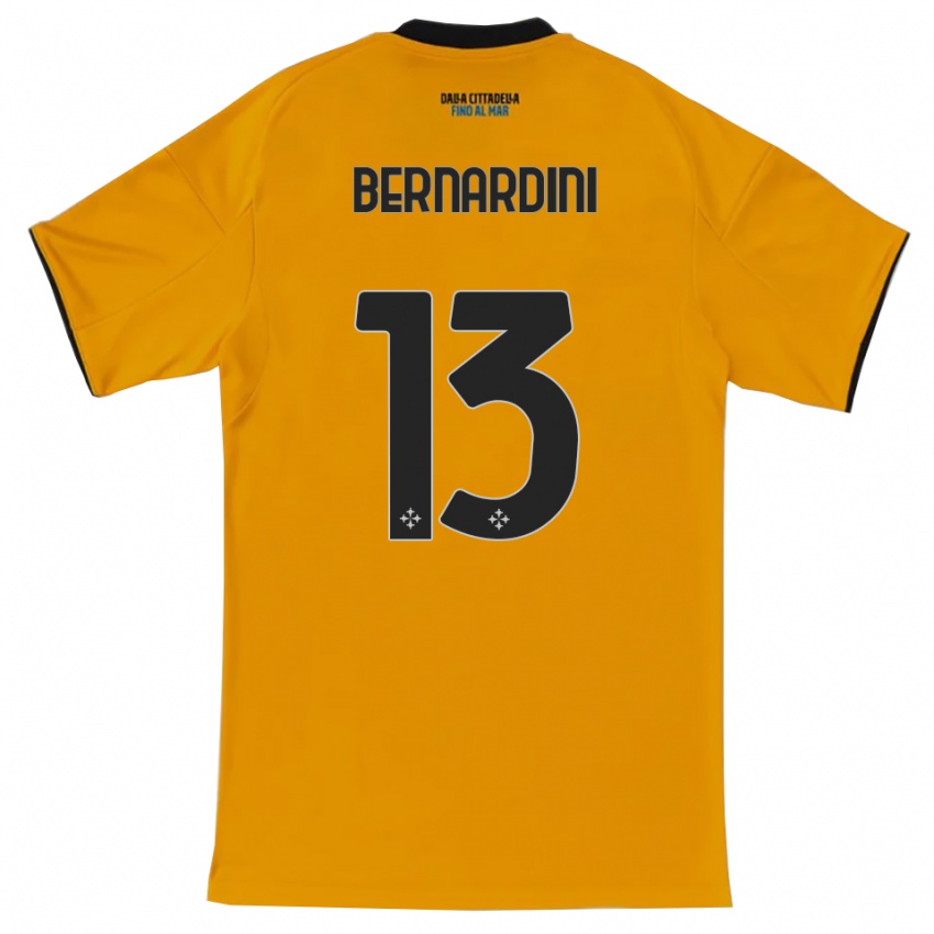 נשים Andrea Bernardini #13 כתום כחול הרחק ג'רזי 2025/26 חולצה קצרה