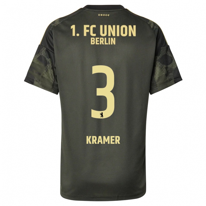 נשים Carlos Kramer #3 ירוק כהה שחור הרחק ג'רזי 2025/26 חולצה קצרה