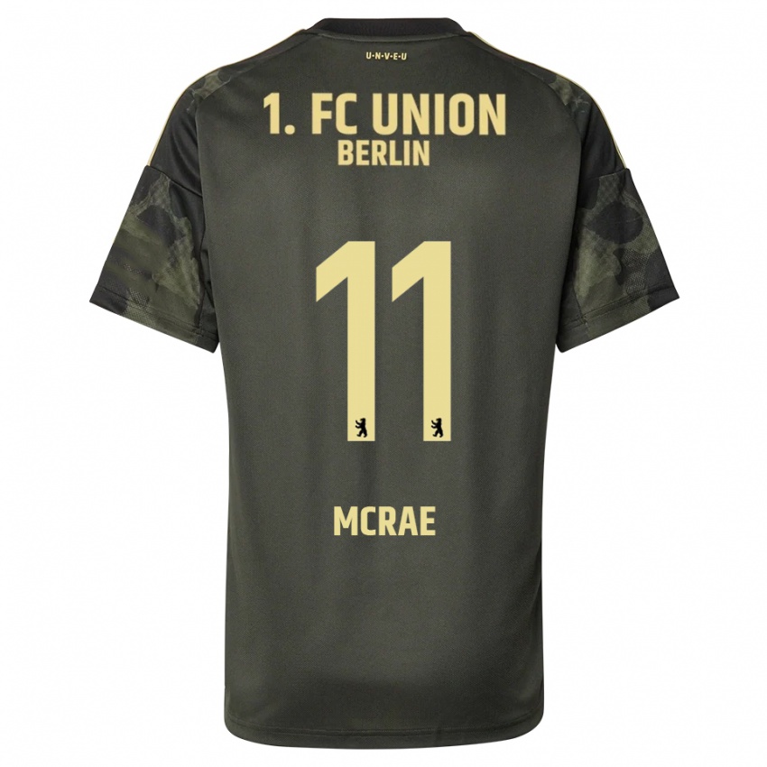 נשים Dylan Mcrae #11 ירוק כהה שחור הרחק ג'רזי 2025/26 חולצה קצרה