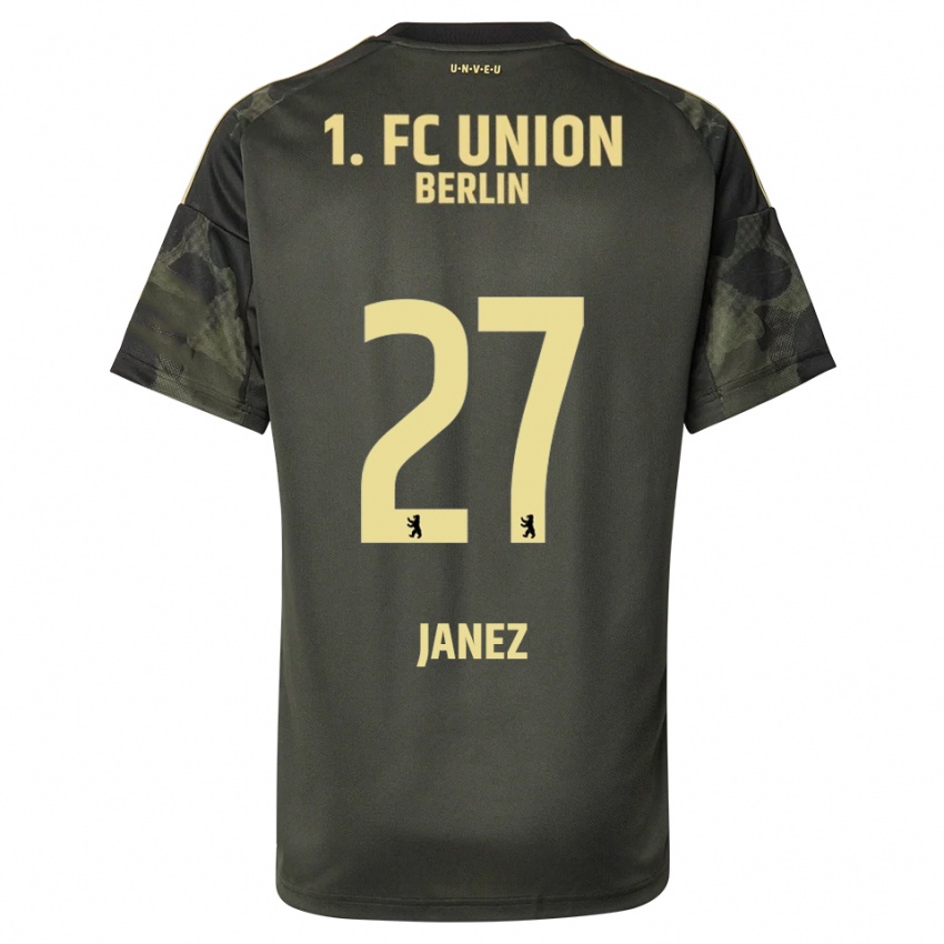 נשים קורינה ג׳נז #27 ירוק כהה שחור הרחק ג'רזי 2025/26 חולצה קצרה