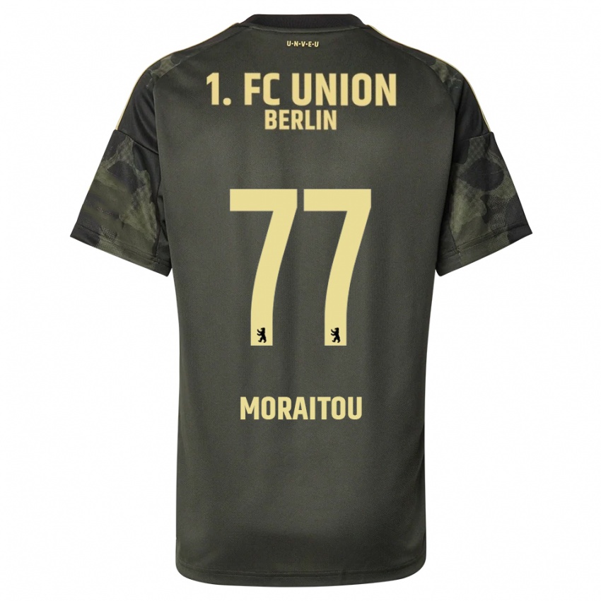 נשים אתאנאסיה מוראיטו #77 ירוק כהה שחור הרחק ג'רזי 2025/26 חולצה קצרה