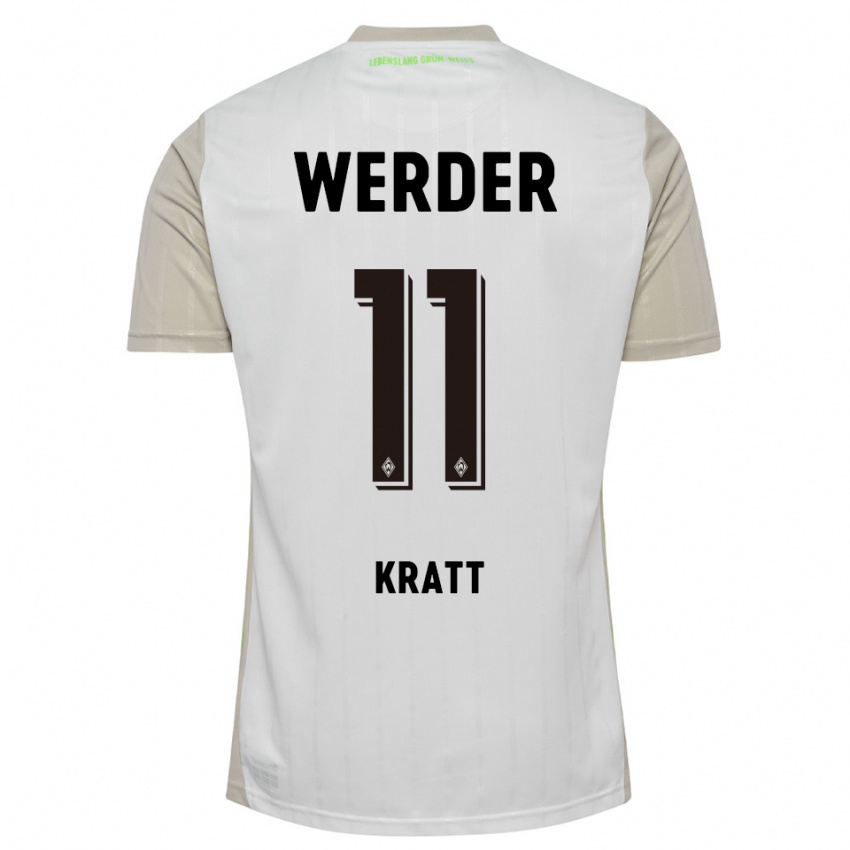 נשים רונאן קראט #11 לבן שחור הרחק ג'רזי 2025/26 חולצה קצרה