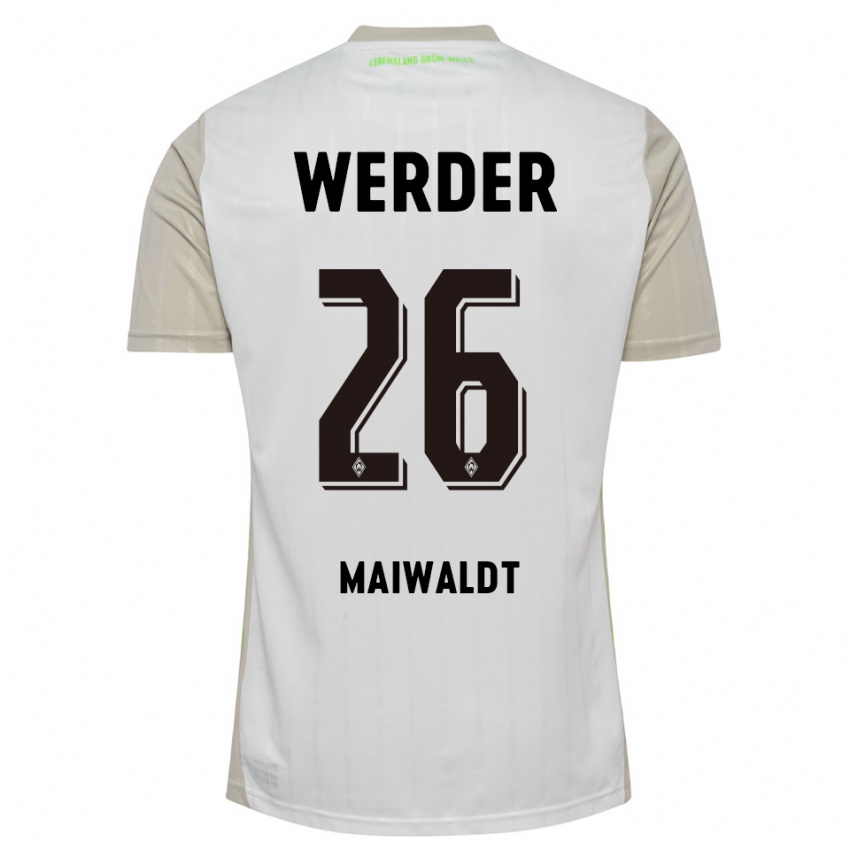 נשים יוליוס מאיוואלדט #26 לבן שחור הרחק ג'רזי 2025/26 חולצה קצרה