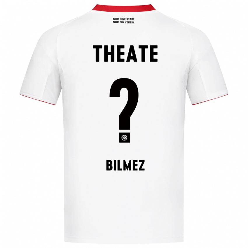 נשים Attila Bilmez #0 לבן אדום הרחק ג'רזי 2025/26 חולצה קצרה