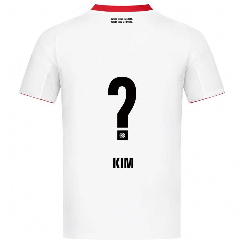 נשים Junhyung Kim #0 לבן אדום הרחק ג'רזי 2025/26 חולצה קצרה