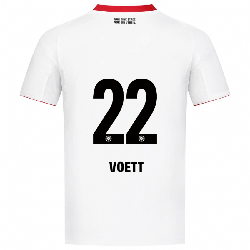 נשים יוהנס ווט #22 לבן אדום הרחק ג'רזי 2025/26 חולצה קצרה