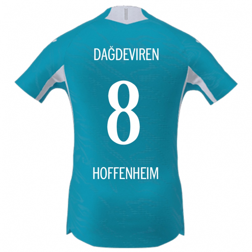 נשים Diren Dağdeviren #8 תכלת הרחק ג'רזי 2025/26 חולצה קצרה