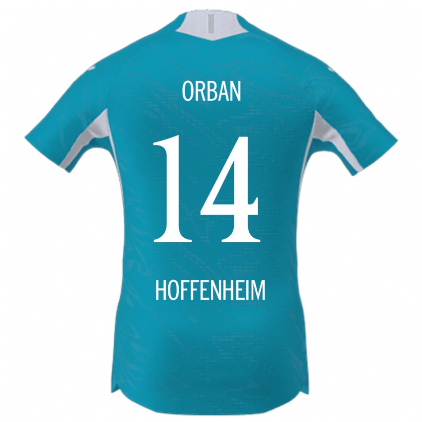 נשים גיפט אורבן #14 תכלת הרחק ג'רזי 2025/26 חולצה קצרה