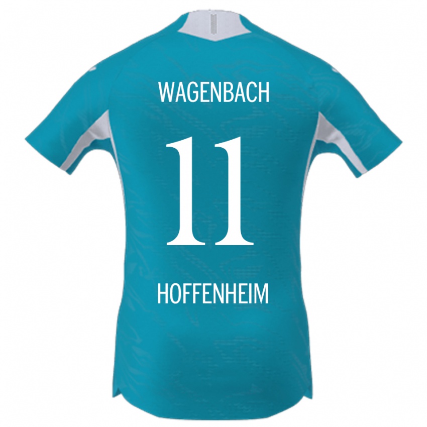 נשים Lion Wagenbach #11 תכלת הרחק ג'רזי 2025/26 חולצה קצרה