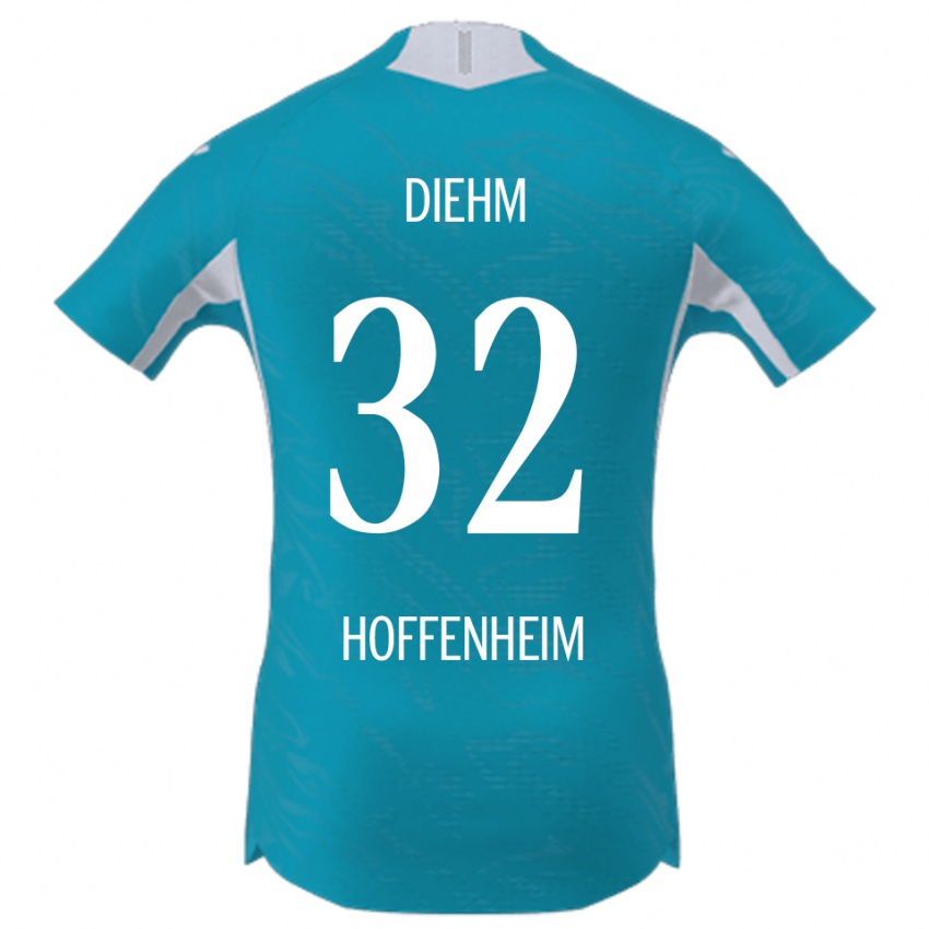 נשים ונסה דיהם #32 תכלת הרחק ג'רזי 2025/26 חולצה קצרה