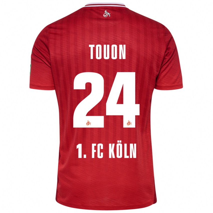 נשים Ella Touon #24 אדום לבן הרחק ג'רזי 2025/26 חולצה קצרה