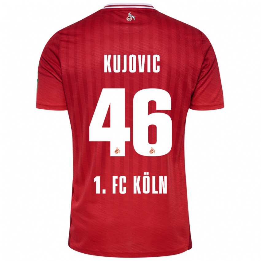 נשים אמין קויוביץ׳ #46 אדום לבן הרחק ג'רזי 2025/26 חולצה קצרה