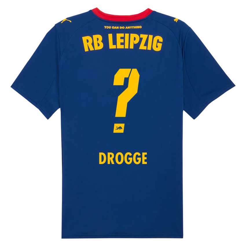 נשים Lennert Drogge #0 נייבי אדום הרחק ג'רזי 2025/26 חולצה קצרה