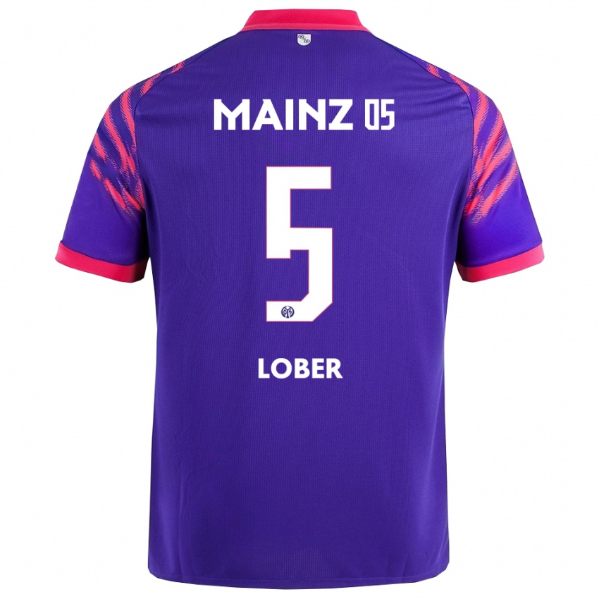 נשים Jana Löber #5 נייבי ורוד הרחק ג'רזי 2025/26 חולצה קצרה