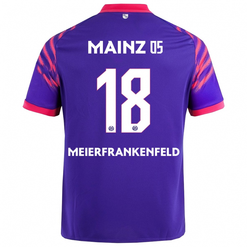 נשים יאנה מיירפרנקנפלד #18 נייבי ורוד הרחק ג'רזי 2025/26 חולצה קצרה