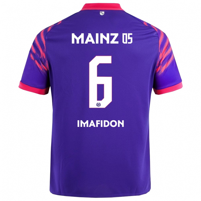 נשים Daniel Imafidon #6 נייבי ורוד הרחק ג'רזי 2025/26 חולצה קצרה