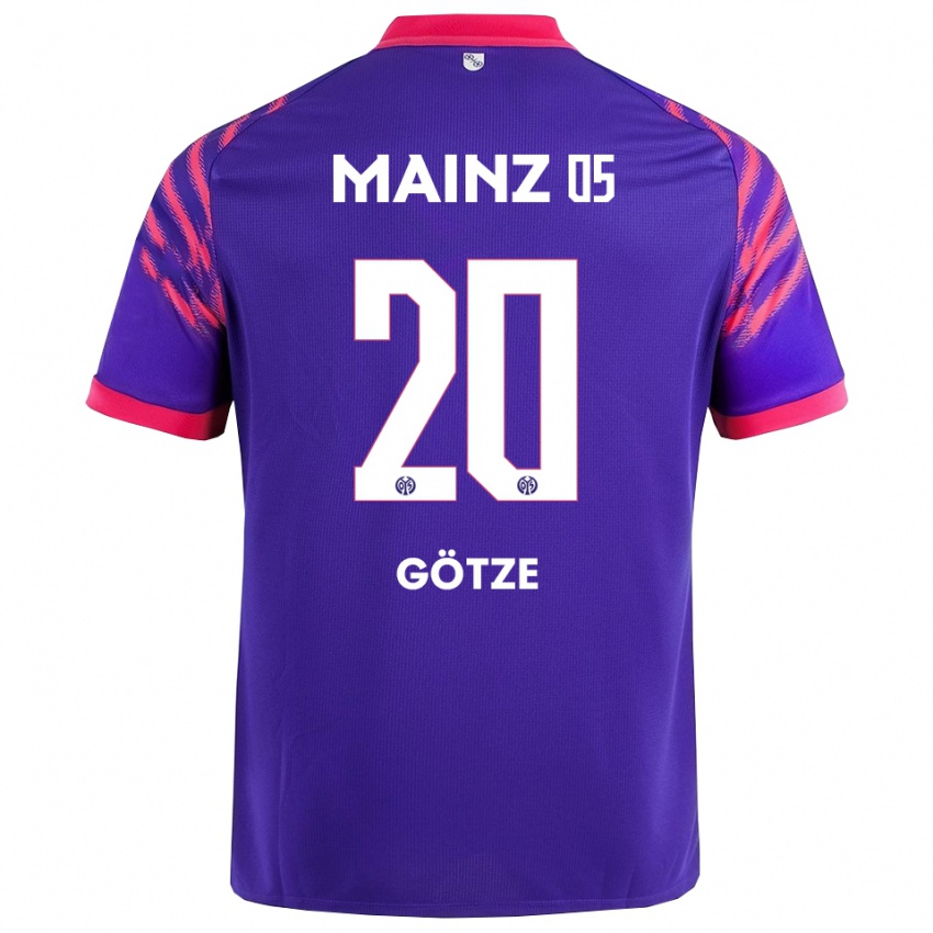 נשים יוסטוס קלאוס גצה #20 נייבי ורוד הרחק ג'רזי 2025/26 חולצה קצרה