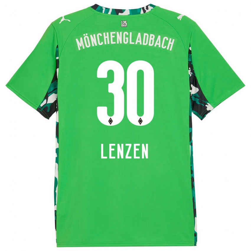 נשים חנה לנץ #30 ירוק שחור הרחק ג'רזי 2025/26 חולצה קצרה