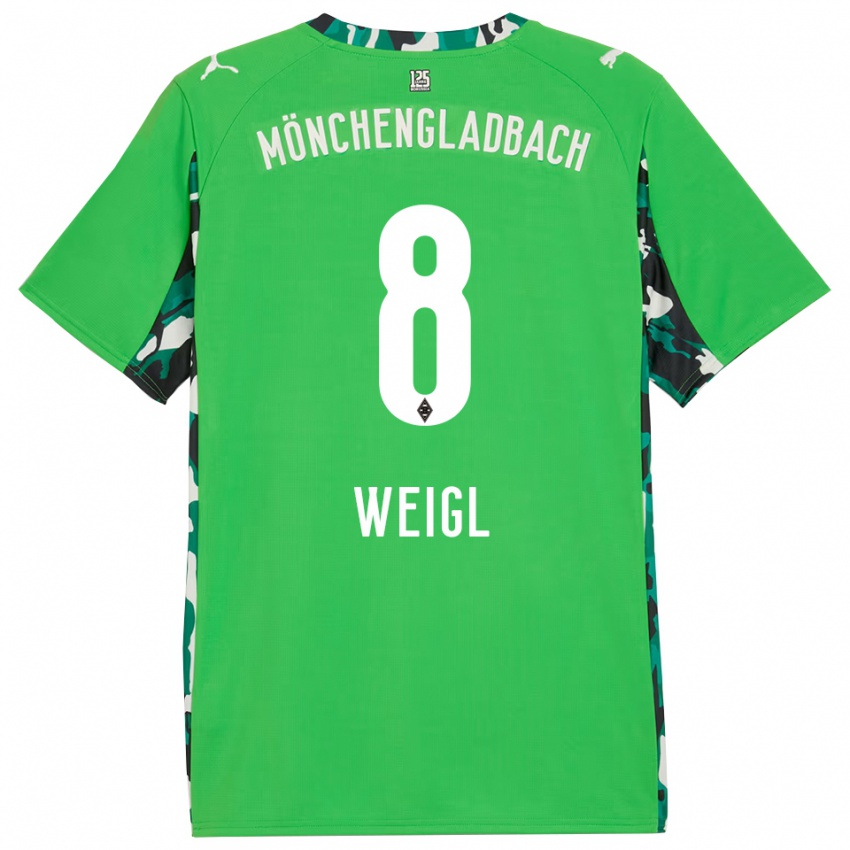 נשים יוליאן וייגל #8 ירוק שחור הרחק ג'רזי 2025/26 חולצה קצרה