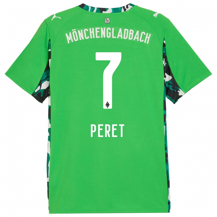 נשים Jakub Peret #7 ירוק שחור הרחק ג'רזי 2025/26 חולצה קצרה