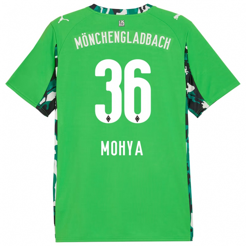 נשים ואל מוחיא #36 ירוק שחור הרחק ג'רזי 2025/26 חולצה קצרה