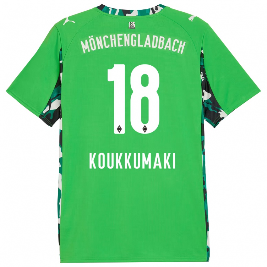 נשים טאבי קוקקומקי #18 ירוק שחור הרחק ג'רזי 2025/26 חולצה קצרה