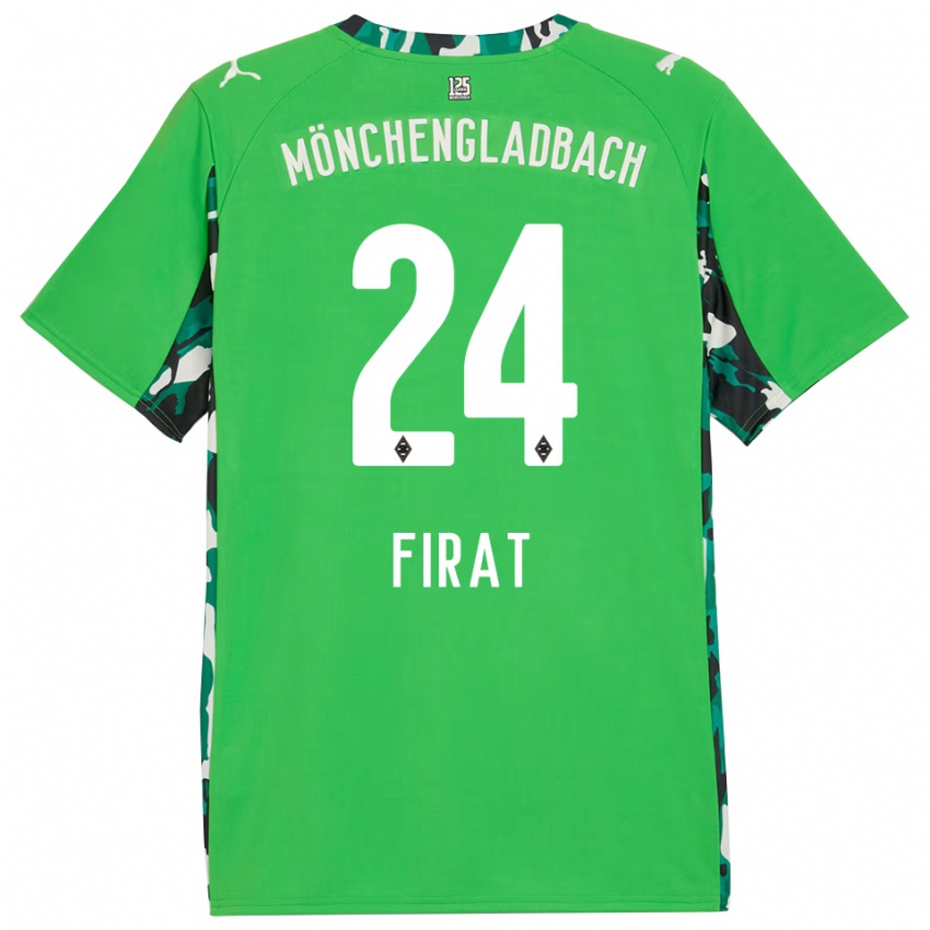 נשים Kaan Firat #24 ירוק שחור הרחק ג'רזי 2025/26 חולצה קצרה