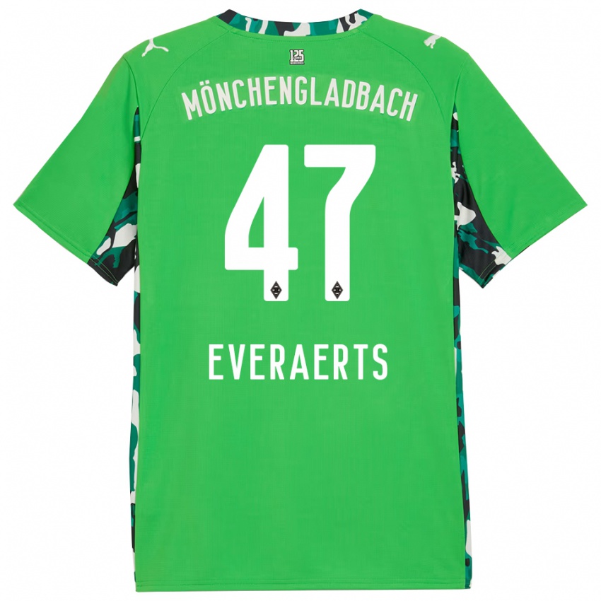 נשים קים קורנליה גרטרודה אוורארטס #47 ירוק שחור הרחק ג'רזי 2025/26 חולצה קצרה נשים קים קורנליה גרטרודה אוורארטס #47 ירוק שחור הרחק ג'רזי 2025/26 חולצה קצרה