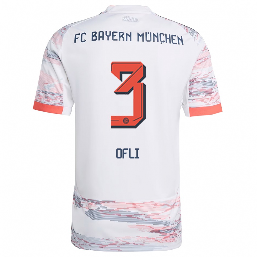 נשים Deniz Ofli #3 לבן אפור הרחק ג'רזי 2025/26 חולצה קצרה